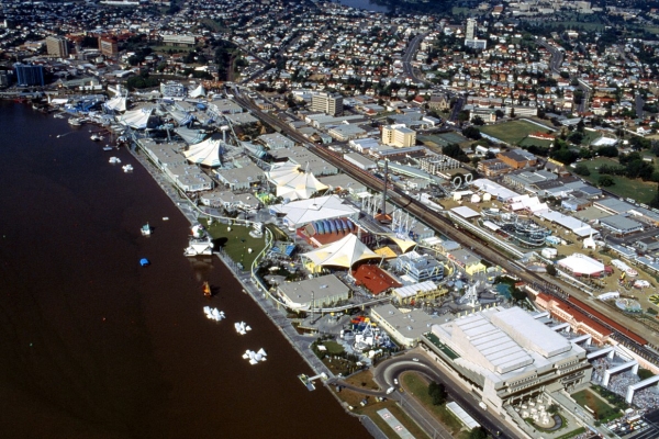 Aerial Photo of the Expo '88 Site